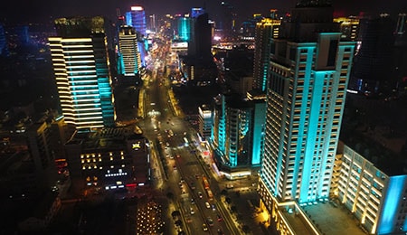 飞利浦LED照明系统点亮宁波地标中山路绚丽夜景